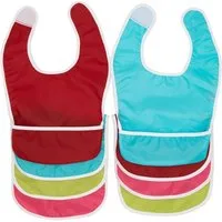 ZOLLNER Lätzchen, (Spar-Set, 8-St), 100% Polyester, wasserdicht