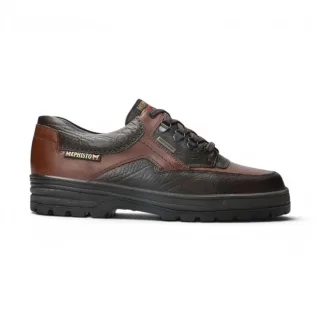 Mephisto Herrenleder-Kastanienbraune Wanderschuhe – Barracuda MT 742