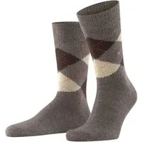 Burlington Socken Preston Einheitsgröße 40-46, Argyle-Muster, weiche Haptik