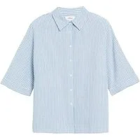 s.Oliver Kurzarmbluse Bluse Musselinbluse mit Fledermausärmeln