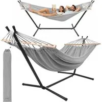 Gardlov Hängemattengestell Zwei-Personen-Gartenhängematte 200x150cm, (Spar-Set, 1-St., bis 250 kg), stabile, wetterbeständige Konstruktion für den Einsatz im Außenbereich
