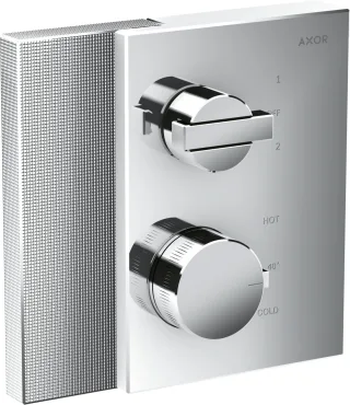 Hansgrohe Thermostat UP Axor Edge F-Set Diamantschliff chr.m.Absperr-u.Umstellv., 46761000 46761000