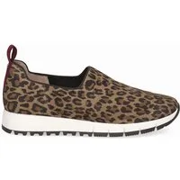 Peter Kaiser Peter Kaiser 74703 LEDER STRETCH, Sneaker, Braun / Leo-Look, Damen Sneaker