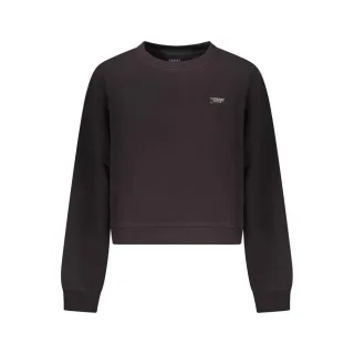 Tommy Hilfiger Schwarzes Baumwoll-Damen-Sweatshirt