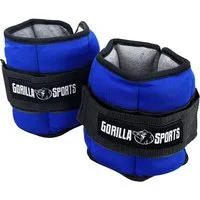 GORILLA SPORTS Zusatzgewichte Gewichtsmanschetten Verstellbar 0,45 - 2,25 kg, 2.25 kg, (2-tlg)