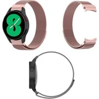 Wigento Smartwatch-Armband Für Samsung Galaxy Watch FE 6 5 4 Normal Pro Classic Milanese Armband