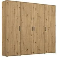 rauch Kleiderschrank VOYAGER Garderobe Wäscheschrank Schlafzimmer (in 3 verschiedenen Ausstattungen BASIC/CLASSIC/PREMIUM) mit 2 modernen Griffvarianten, viel Stauraum MADE IN GERMANY