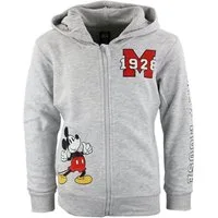 Disney Kapuzenpullover Disney Mickey Maus Kinder Jungen Reißverschluss Jacke Pulli Gr. 98 bis 128