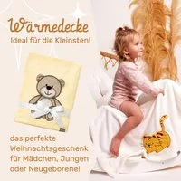 Wohndecke Warme Kuscheldecke Babydecke Blanket Baby Geschenk BE20-168, Be Mammy