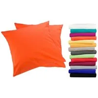 MOON Heimtextilien Kissenbezug / Seitenschläferkissenbezug 2er Pack MOON-Luxury Linon 100% Baumwolle, Linon