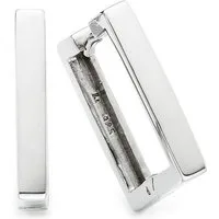 Bruno Banani Paar Creolen Schmuck Geschenk Silber 925 Ohrschmuck Ohrringe