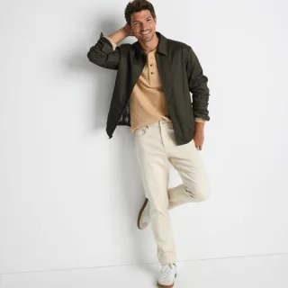 Ultimativ-Blouson für Herren, Herren, size: regular, Grün, Baumwoll-Mischung/Polyester-Mischung, by Lands' End