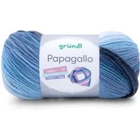 Gründl Wolle Papagallo Farbverlaufswolle mi Anleitung Häkelwolle, 360,00 m (Wolle zum stricken oder häkeln, Farbverlaufsgarn, Strickwolle, Strickgarn, Handstrickgarn), 100% Polyacryl, ohne Schurwolle, auch für Wolle-Allergiker geeignet