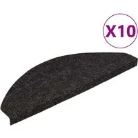 vidaXL Stufenmatte Stufenmatten Selbstklebend 10 Stk. Anthrazit 65x22,5x3,5 cm, Andere, Höhe: 3.5 mm