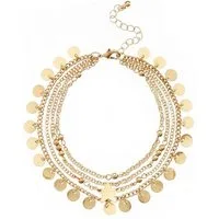 LASCANA Fußkette mit Anhänger Boho Layer Look, Mehrreihige Fußkette, Fußketten Set, Fußkettchen mit Anhänger
