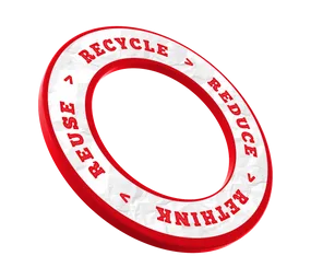 McDart Recycle Reduce Rethink Reuse Dartboard Surround