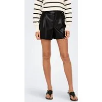 ONLY Shorts ONLSMOOTH HW FAUX LEA SHORTS CC PNT Lederimitat, regular fit
