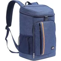 LuxusKollektion Kühltasche Kühlrucksack 26L Isoliert Picknick Wandern Camping Blau