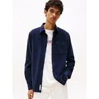 Tommy Jeans Langarmhemd TJM BABY CORD SHIRT EXT Cordhemd Regular Fit, Button-down-Kragen
