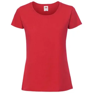 Fruit of the Loom - "Iconic" T-Shirt für Herren (Rot)