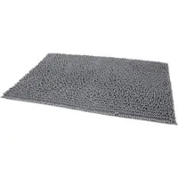 LIVINA HOME Badematte Badteppich rutschfeste Badematten, flauschiger und weicher Badteppich, rutschhemmend beschichtet, Chenillen Optik, trockene und schimmelresistente Badedecke, wasserabsorbierend, fußbodenheizungsgeeignet, schnell trocknend, Cheni