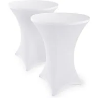 Blumtal Stehtischhusse Stretchbezug Stehtisch Hussen, Elegante Stehtischhusse für Bistrotische
