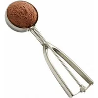 Koopman Eisportionierer Edelstahl 22 cm Eislöffel Kugelformer Eiskugeln, Ø 5cm, Edelstahl, Hebelmechanismus, Gastronomie, Eiskugelportionierer