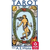 Königsfurt-Urania Verlag Spiel Tarot von A. E. Waite, blau Standardformat