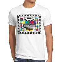 style3 T-Shirt Testbild TV monitor retro fernseher LED the big bang theory sheldon