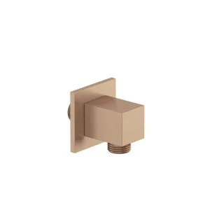 KLUDI-A-QA Wandanschlussbogen eckig Brudhes Bronze PVD 65549N1-00