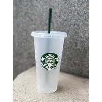 Starbucks Frühstücks-Geschirrset Starbucks Cold Cup Large Edition Becher 710ml wiederverwendbar