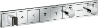Hansgrohe Thermostat Unterputz RainSelect Fertigset 4 Verbraucher chrom, 15357000 15357000