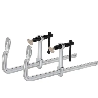 Light-Duty Drop Forged Steel Bar Clamps F Clamps 160x60mm/300x60mm for Welding Woodworking Metalworking DIY Crafts