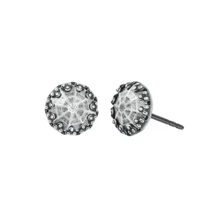 konplott - Ohrstecker - Lost and Found silver