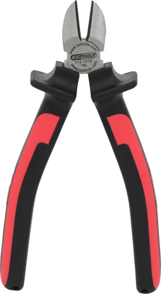 KS Tools ERGOTORQUE Diagonal-Seitenschneider rot/schwarz - 115.1012