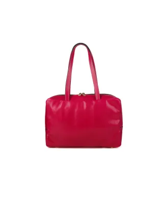 Giulia Monti Schultertasche Fuxia