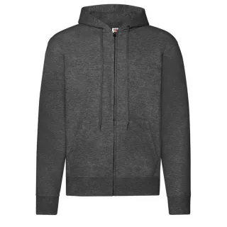 Fruit of the Loom - "Classic" Kapuzenjacke für Herren (Dunkles Grau)