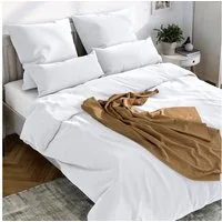 Wolkenfeld Bettwäsche Mako-Satin Baumwollsatin Sommerbettwäsche, Mako-Satin, 2 teilig, 135x200 cm, 155x220, 200x200 & Übergrößen I inkl. Kissenbezüge 80x80