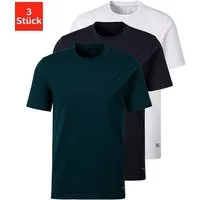 H.I.S T-Shirt Unterziehshirt mit Rundhals (3er-Pack) aus Baumwoll-Mix