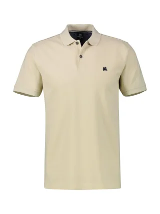 LERROS - POLO-KNOPF FOAM WHITE - Gr. - L