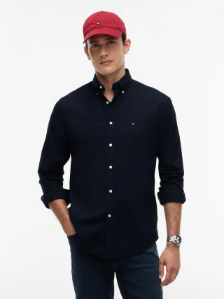 CORE FLEX POPLIN SOLID RF SHIRT Navy Blue - Gr. - XXL