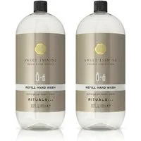 Rituals Flüssigseife Rituals Sweet Jasmine Handseife Nachfüllpackung 2er Set, 1-tlg., Praktisches Vorrats- und Vorteilspack im 2er Set