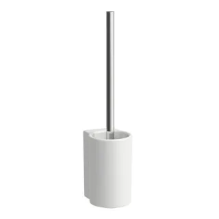 LAUFEN Val WC-Bürstengarnitur H8722820000001 mit Bürste, 15x10x36cm, weiß