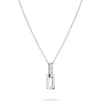 Liebeskind Berlin Kette mit Anhänger Schmuck Edelstahl Halskette The Festive Mini Link Sparkle, mit Zirkonia (synth)