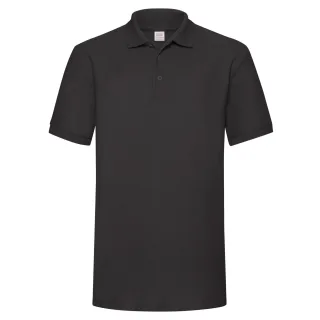 Fruit of the Loom - Poloshirt Schwere Qualität für Herren (Schwarz)