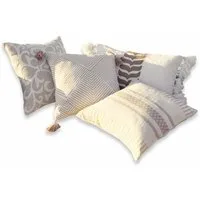 Mirabeau Kissenhülle Kissenhülle 4er Set Olette creme/braun