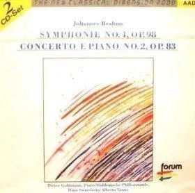 Johannes Brahms: Symphonie No. 4 Op. 98 / Concerto F. Piano No. 2 Op. 83