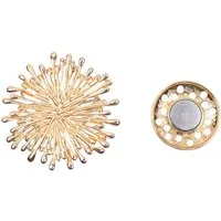MIRROSI Brosche Magnetbrosche für Damen elegant, wunderschönes Design