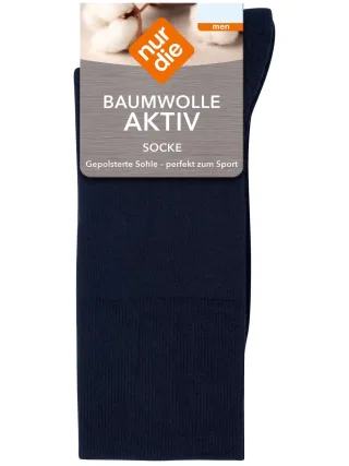 NUR DIE Herren Socken Baumwolle Aktiv