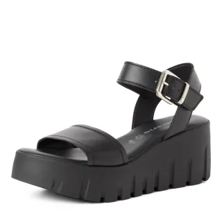 Tamaris - Da.-Sandalette black leather - Gr. - 40
